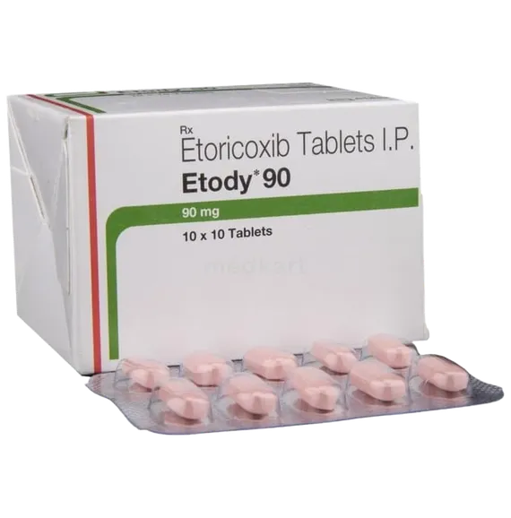 etody 90mg tablet 10's